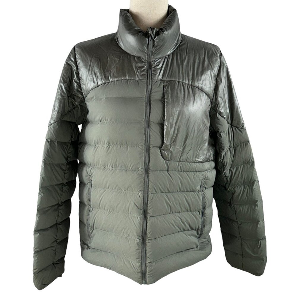 Lululemon Navigation Stretch Down Jacket in Gray Sage Size 8 - Picture 3 of 16